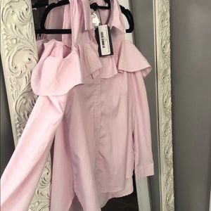 Baby pink oxford shirt